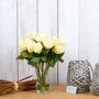 Boeket Witte Rozen sfeer